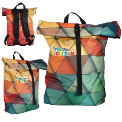 Full Color Roll Down Backpack