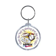 Full Color Round Acrylic Keytag 1 3/4 Inch