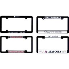 Full Color Signature Laminate Standard License Plate Frames