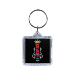 Full Color Square Acrylic Keytag 1 1/2 Inch