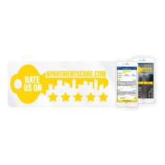 Full Color Vinyl Clear Static Cling Face Decal