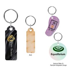 Full Color Wood Key Tag - 3 Inch
