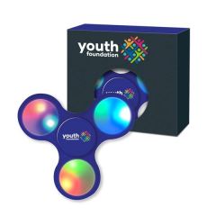 Fun Spinner With LED Light And Window Gift Box