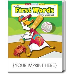 Fun With First Words Coloring Book
