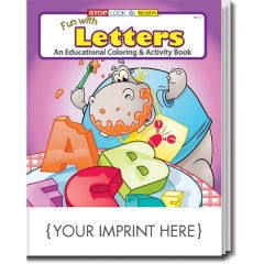 Fun With Letters Coloring Book