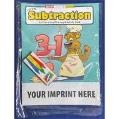 Fun With Subtraction Coloring Book Fun-Pack