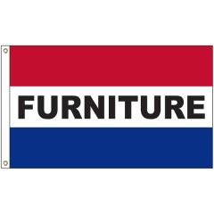 Furniture 3 Ft X 5 Ft Message Flag With Heading and Grommets