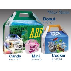 Gable Boxes 4-Color In Pricing Large, Med & Small Sizes