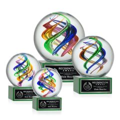 Galileo Award On Hancock Base - Green