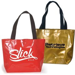 Galleria Tote In Patent Vinyl