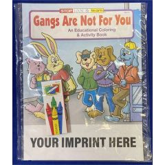 Gangs Are Not For You Coloring And Activity Book Fun Pack