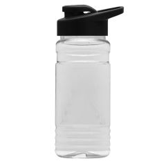 Garyline Clear Bottle With Drink-Thru Lid - 20 Oz