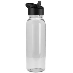 Garyline Flat-Sided Tritan Bottle With Flip-Straw Lid -