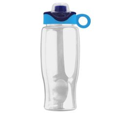Garyline Poly Bottle With Two-Tone Drink-Thru Lid With