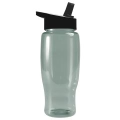 Garyline Poly Recycled Bottle With Flip-Straw Lid - 27 Oz