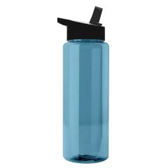 Garyline Slim Fit rPET Bottle With Flip-Straw Lid - 32 Oz