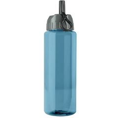 Garyline Slim Fit rPET Bottle With Ring-Straw Lid - 32 Oz