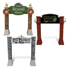 Gate Display 6 Ft H X 5 Ft 4 Inch W Corrugated Cardboard