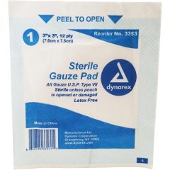 Gauze Pads - 3 Inch X 3 Inch Sterile