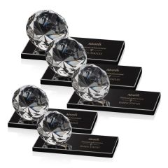 Gemstone Award On Black - Diamond