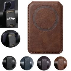 Generic Magnetic Sleek Phone Wallet Holder For Cards Bills
