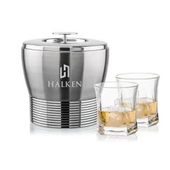 Genoa Ice Bucket & Avalon On-The-Rocks Set