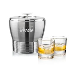 Genoa Ice Bucket & Baldwin On-The-Rocks