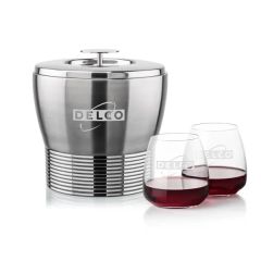 Genoa Ice Bucket & Hogarth On-The-Rocks Set