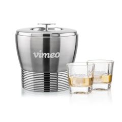 Genoa Ice Bucket & Kansas On-The-Rocks Set