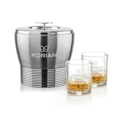 Genoa Ice Bucket & Libretto On-The-Rocks Set