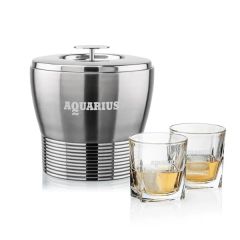 Genoa Ice Bucket & Riddell On-The-Rocks Set