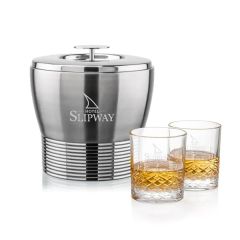 Genoa Ice Bucket & Templeton On-The-Rocks Set