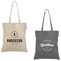 Geo - Recycled 5 Oz Cotton Canvas Tote Bag