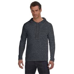 Gildan Adult Lightweight Long-Sleeve Hooded T-Shirt