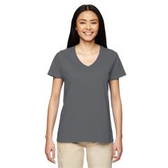 Gildan Ladies' Heavy Cotton V-Neck T-Shirt