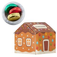 Gingerbread Goodie House - Wrapped Chocolate Covered Oreos