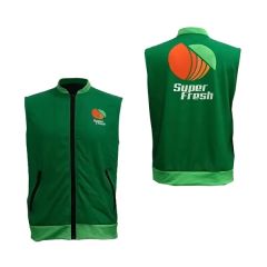Girl's/Women's Full Zip Collar Jacket Sleeveless