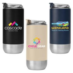 Glacier- 16 Oz. Double Wall Steel Tumbler - Colorjet