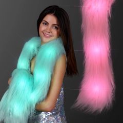 Glam Light Up Faux Fur Boa