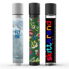 Glass Pre Roll Tube With Custom Sticker / Label
