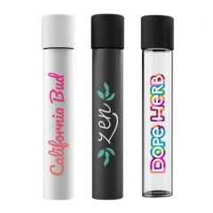 Glass Pre Roll Tube With Screen Print