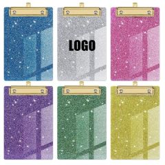Glitter Acrylic Clipboard