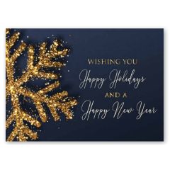 Glittering Wishes - Holiday Greeting Card