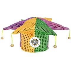 Glitz 'n Gleam Jester Hat With Custom Heat Transfer