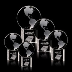 Globe On Cube 3D Award