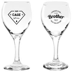 Goblet Wine Glass - 10.75 Oz - Silkscreen