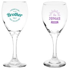 Goblet Wine Glass - 8.5 Oz - Colorjet