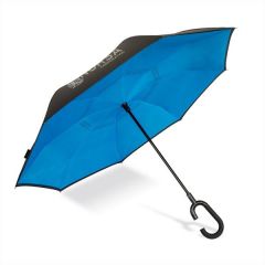 Gogobyshed Rain 48 Inch  Arc Rpet Reverse Closing Stik Umbrella