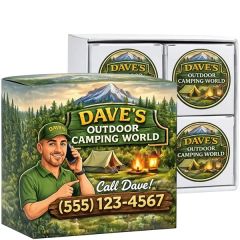 Golf Ball Custom Packaging Four Ball Box