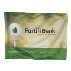 Golf Flag - 1-Sided 14 Inch X 20 Inch 1-Side Rectange W/Insert